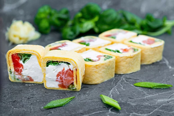 Тортилья с лососем