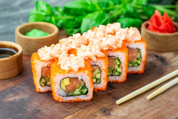 Калифорния с лососем