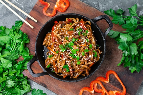 WOK со свининой