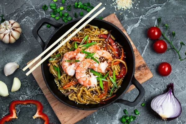 WOK с Креветкой
