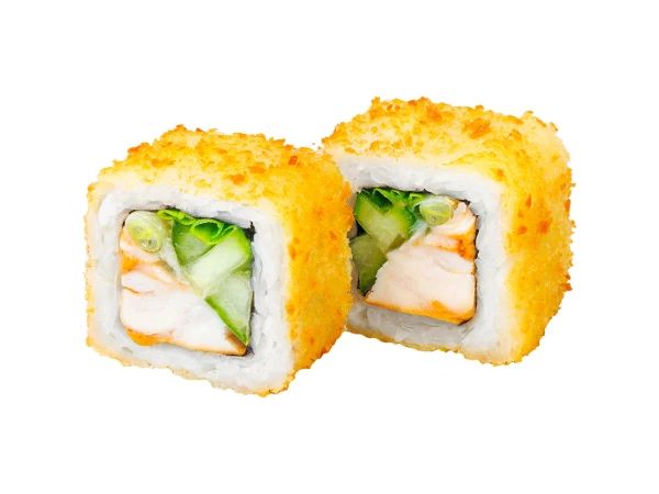 Жареный с курицей