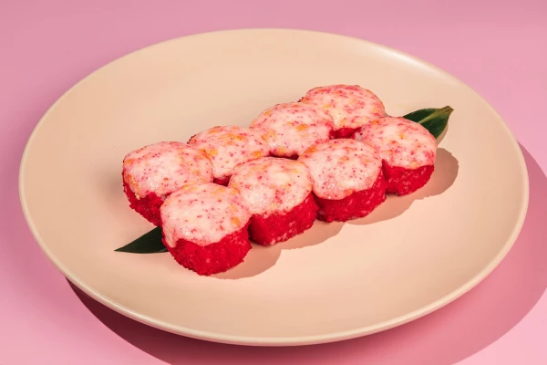 Запеченый с креветкой в масаго