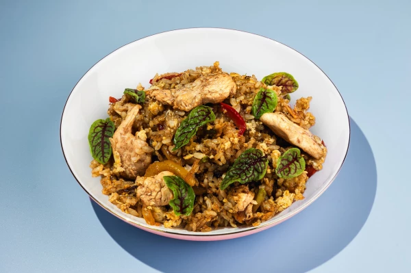 Тяхан с курицей 