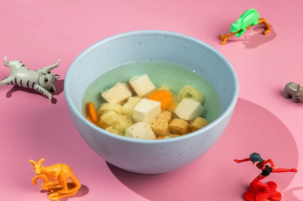 Детский суп с курочкой и макарошками