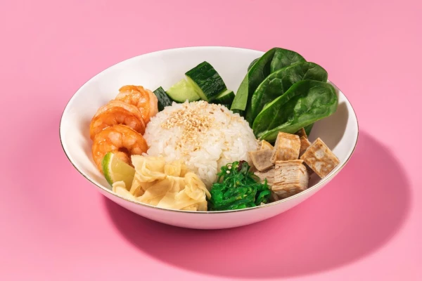 Поке с креветками