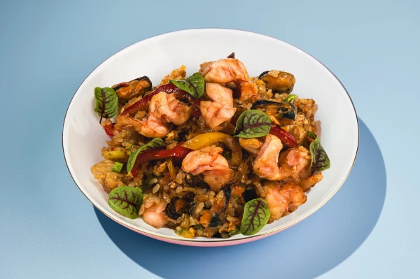 Тяхан с морепродуктами 