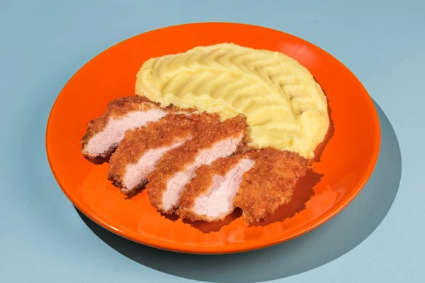 Шницель куриный с картофельным пюре