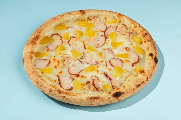 Пицца курица/ананас