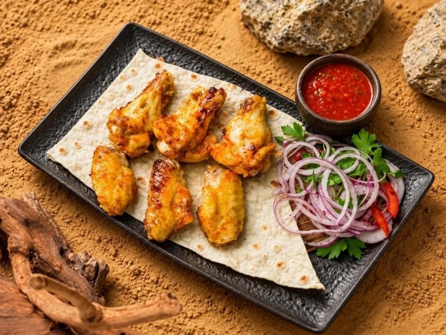 Шашлык из куриных крыльев