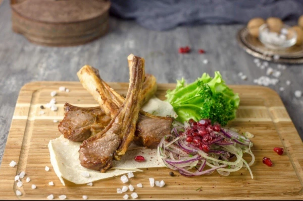 Шашлык из бараньей корейки