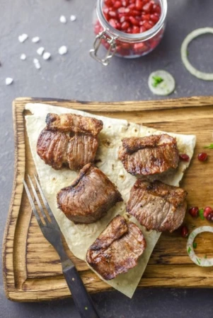 Шашлык из баранины "Яблочки"