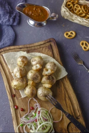 Картофель черри с курдюком