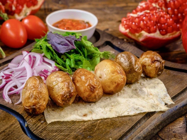 Картофель на углях