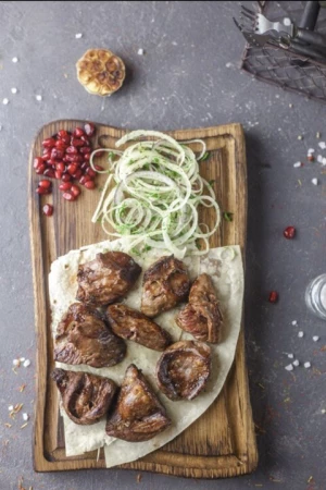 Шашлык из бараньего сердца 