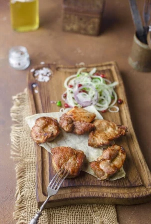 Шашлык из свиной шеи
