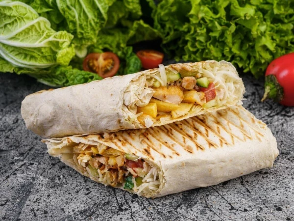 Шаурма куриная с фри