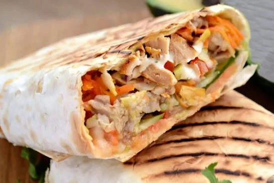 Шаурма куриная с грибами