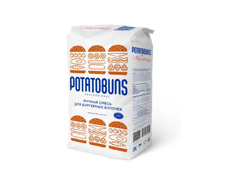 Смесь «Супер-Мука» для изготовления «бургерных» булочек (PotatoBuns)