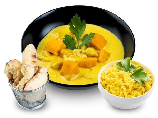 Карри с курочкой и тыквой