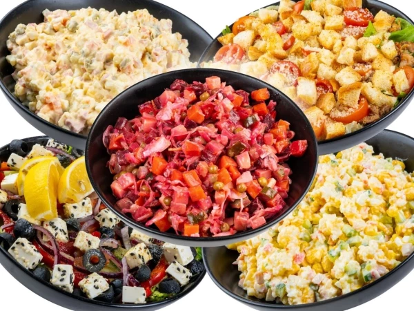 15 порций салатов