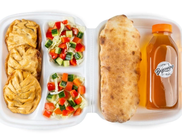 Комбо с мантами жаренными