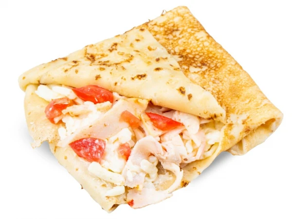Блин с копченой курочкой