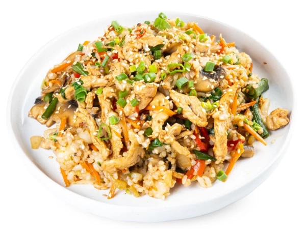 WOK с курицей и рисом