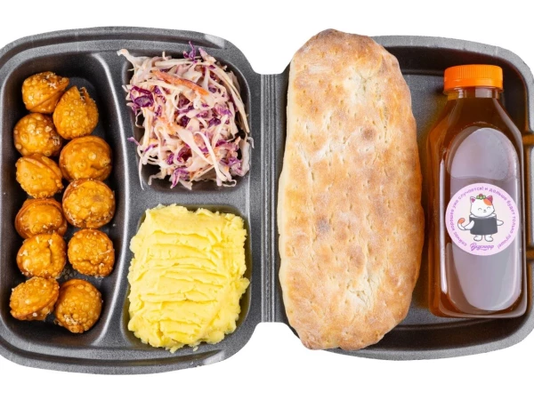 Комбо с жареными пельменями