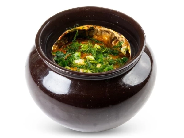 Лосось в сливках и овощах