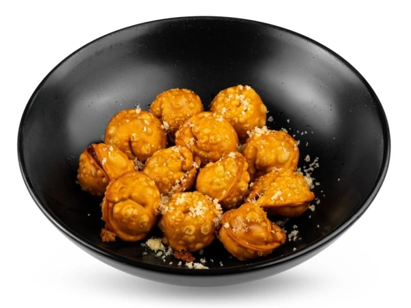 Пельмени жареные