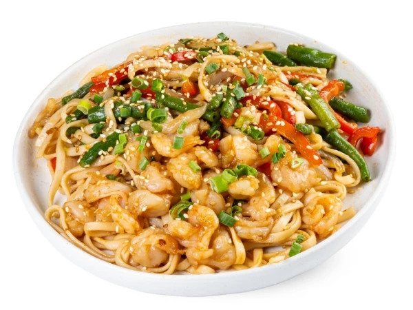WOK с креветкой