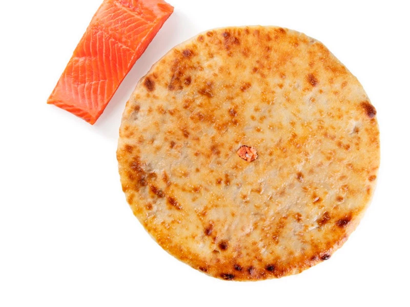 Пирог с семгой