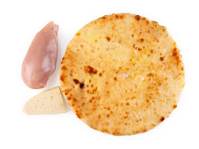 Пирог с курицей и сыром