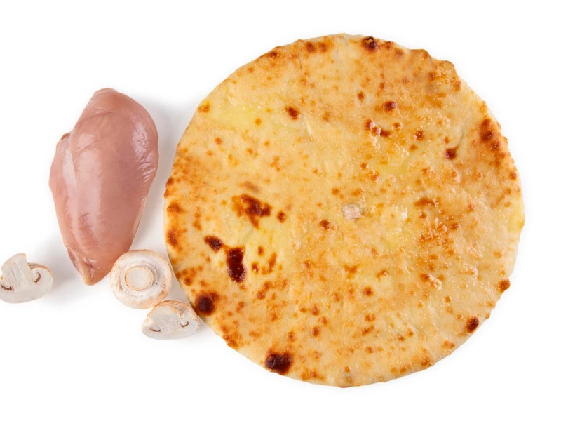 Пирог с курицей и грибами