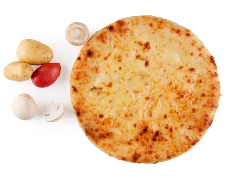 Пирог с картофелем и грибами