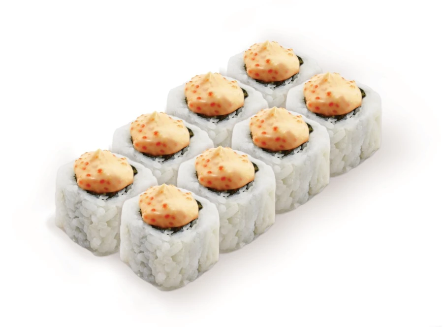 Запечённый ролл Курица спайси