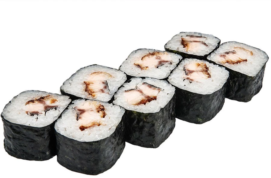 Маки с угрём