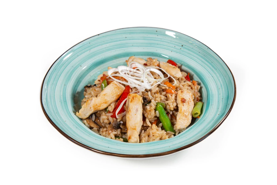 Японский плов с курицей