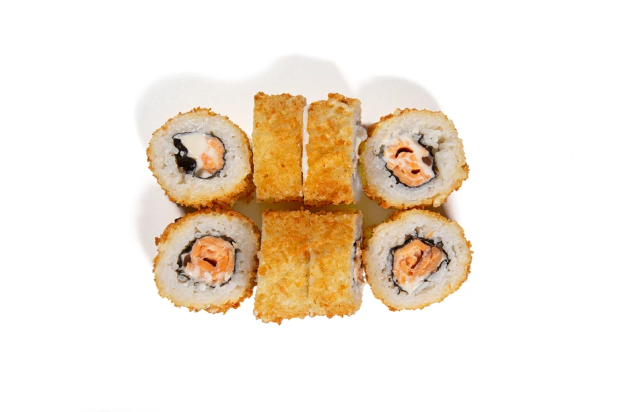 Горячий ролл Хит с лососем