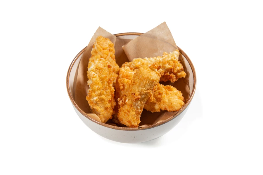 СТРИПСЫ рыбные с соусом сладкий чили