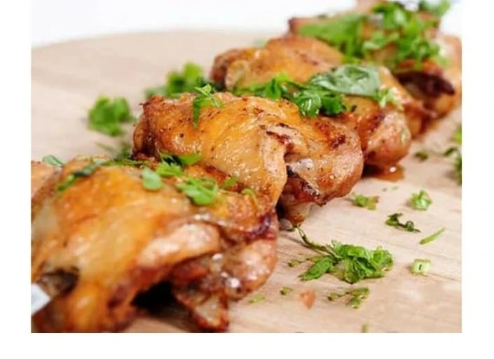 шашлык из бедра курицы