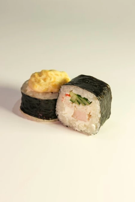 Запеченный курица с крабом
