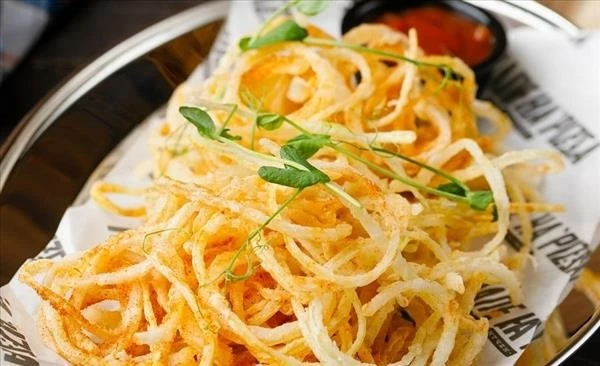 Луковые кольца фри 