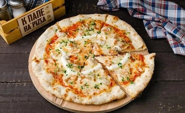 Пицца С королевской креветкой 580г