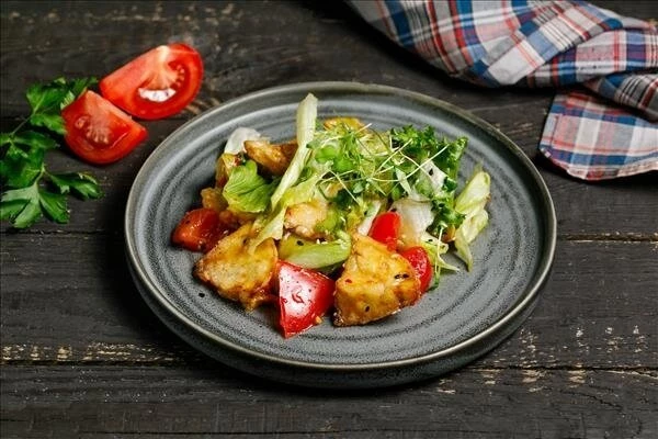 Салат с баклажанами