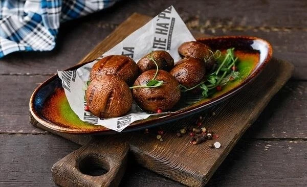 Шампиньоны на гриле 120г