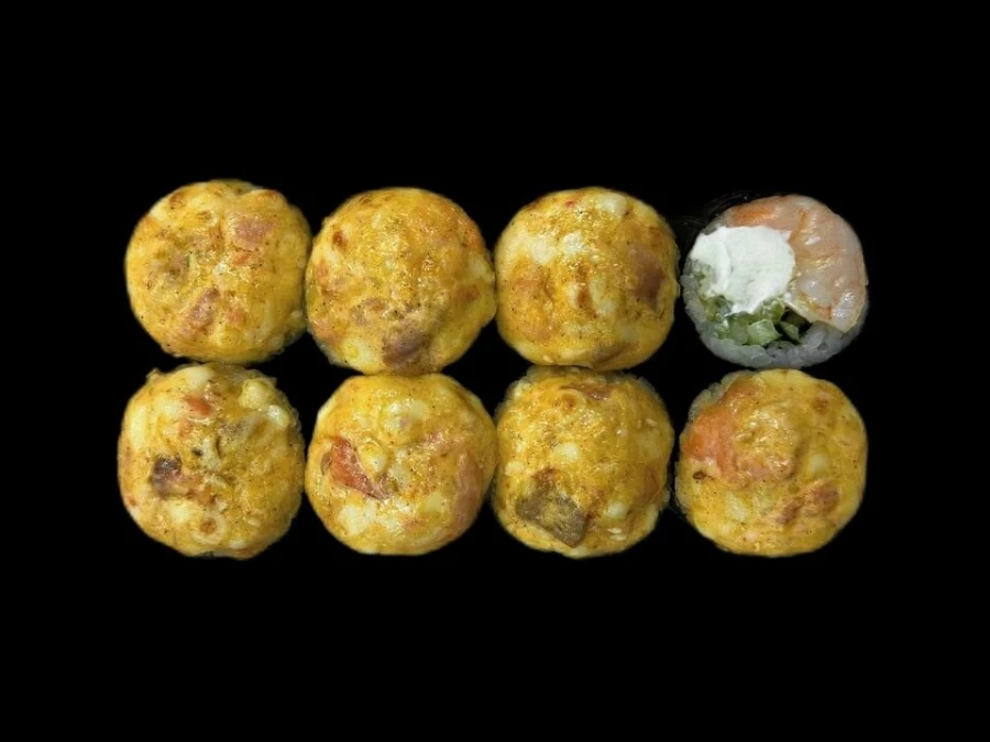 КОПЧЕНЫЙ ЛОСОСЬ С КРЕВЕТКОЙ