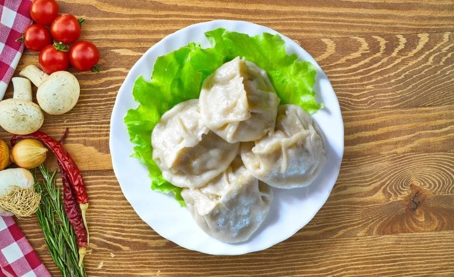 Манты отварные курица 5 шт