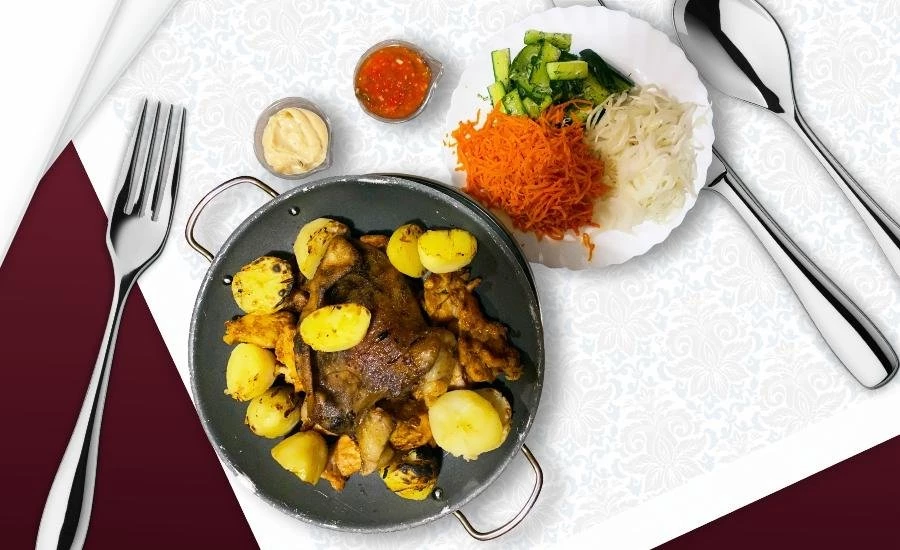 Мужская тарелка