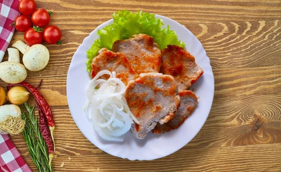 Мясо жареное